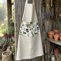 Somewhere in My Garden Apron with Pockets