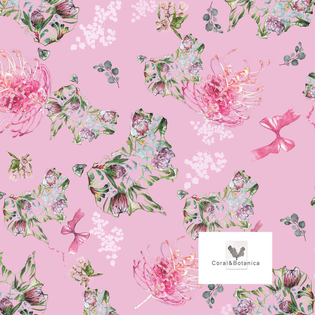Australia Map Pink Tablecloth -coming soon (ETA Sept 26)