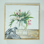 Australian Flora in Glass Vase Artwork