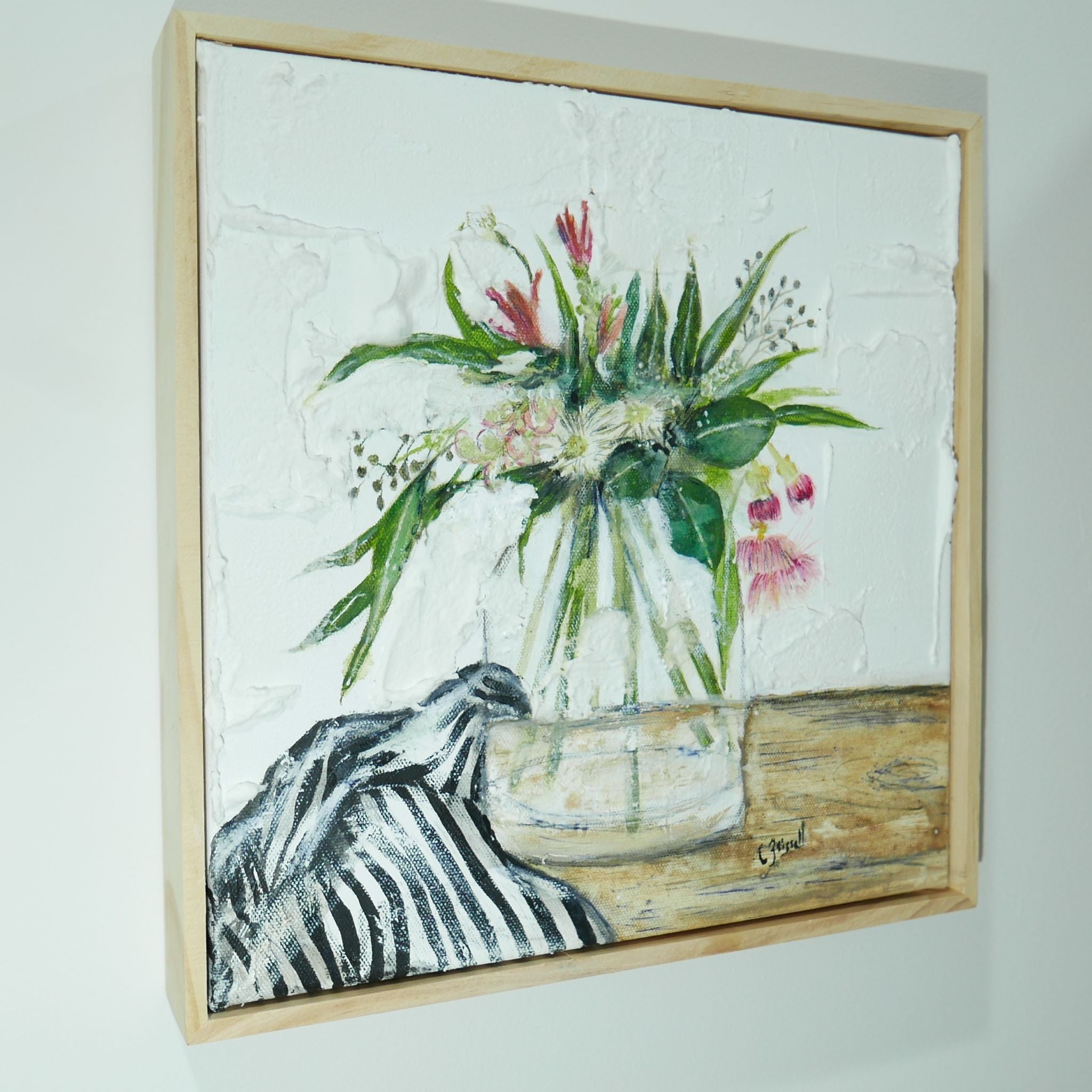 Australian Flora in Glass Vase Artwork
