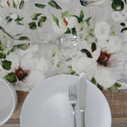 Beige Magnolia Table Runner