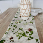 Beige Magnolia Table Runner