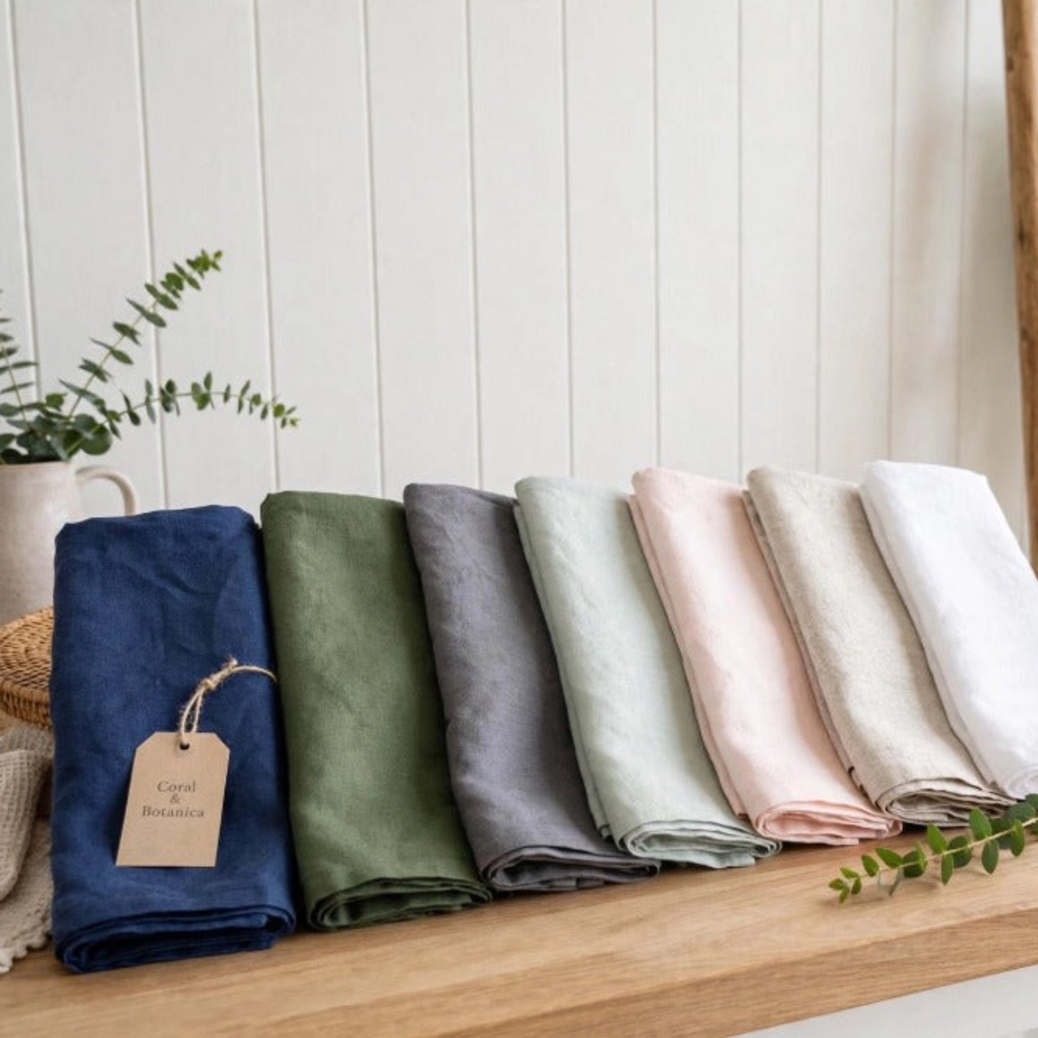Belgian Linen Organic Tea Towels