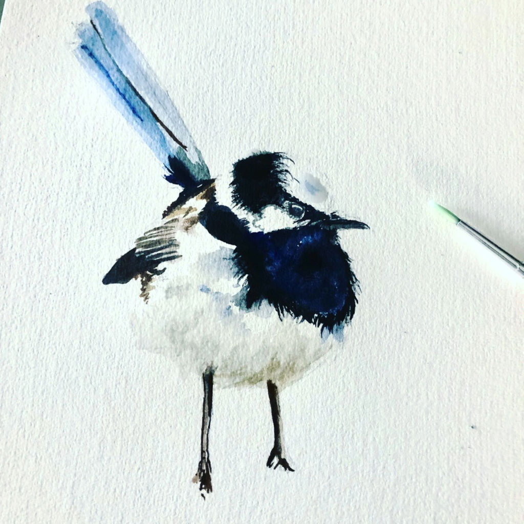 Fairy Wren Tea Towel