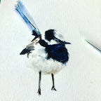 Fairy Wren Tea Towel