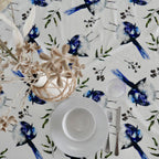 Blue Wren Tablecloth - Rectangle