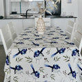 Blue Wren Tablecloth - Rectangle