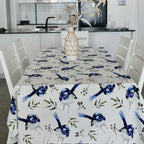 Blue Wren Tablecloth - Rectangle