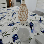 Blue Wren Tablecloth - Rectangle