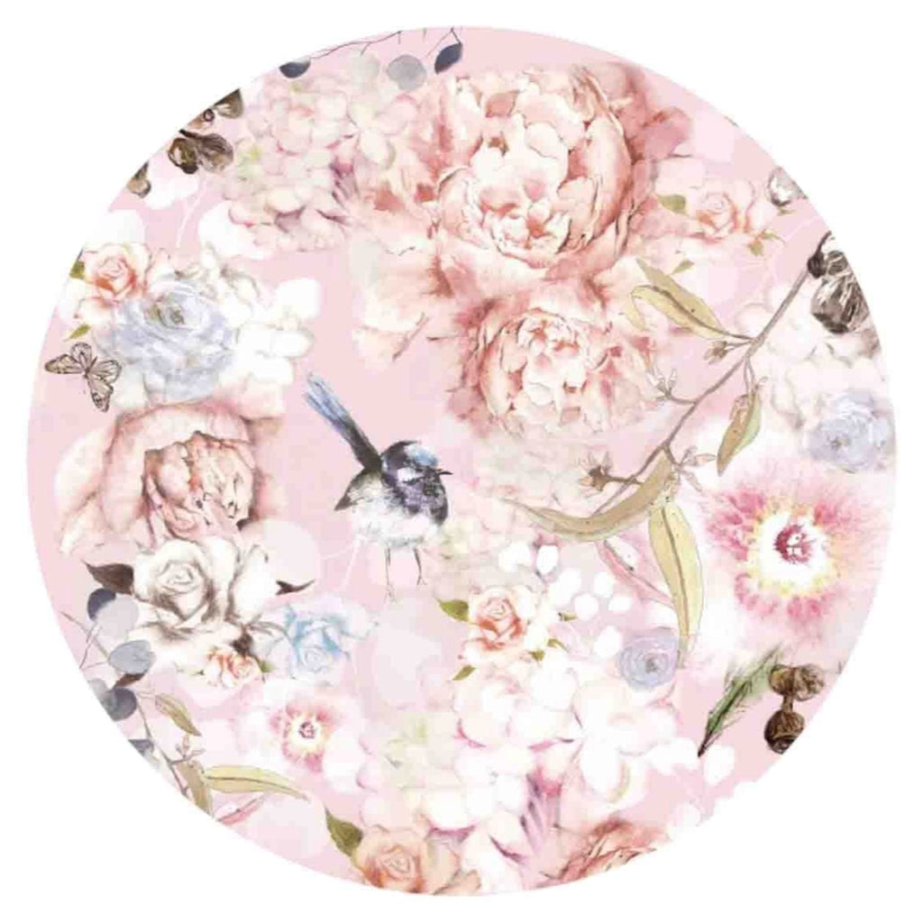 Pink Gumnuts Tablecloth - Round