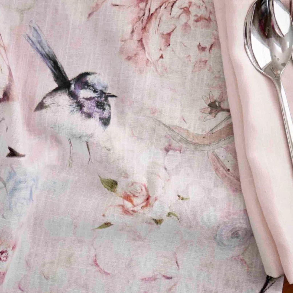 Pink Gumnuts Tablecloth - Round