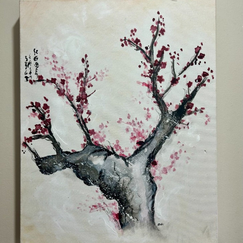 Cherry Blossom Diptych Set