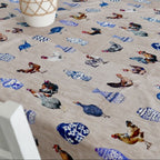 Chicken and Ginger Jars Tablecloth - Rectangle