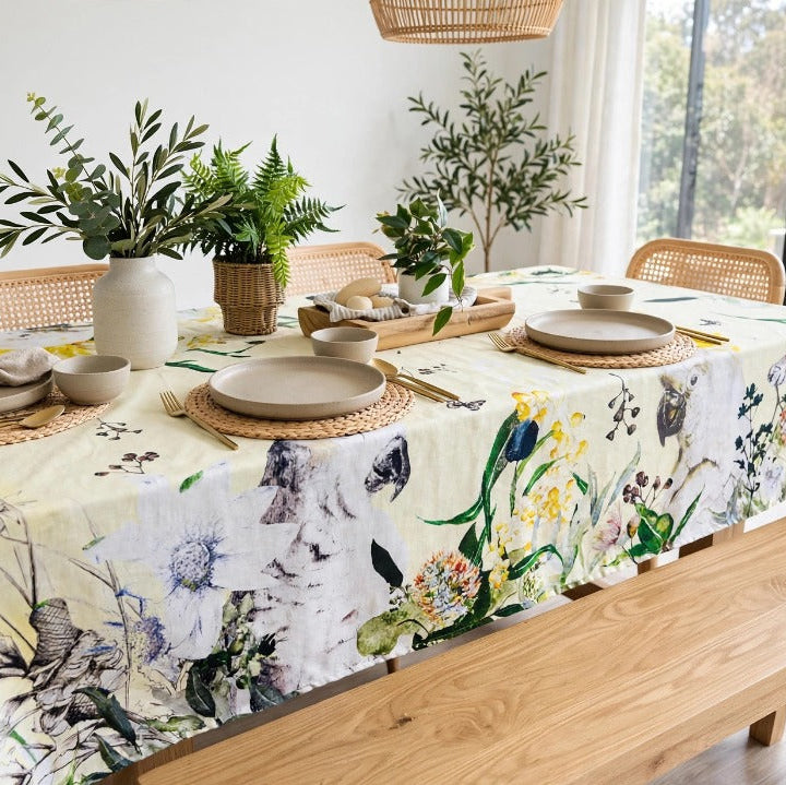 Cockatiel Tablecloth - Rectangle