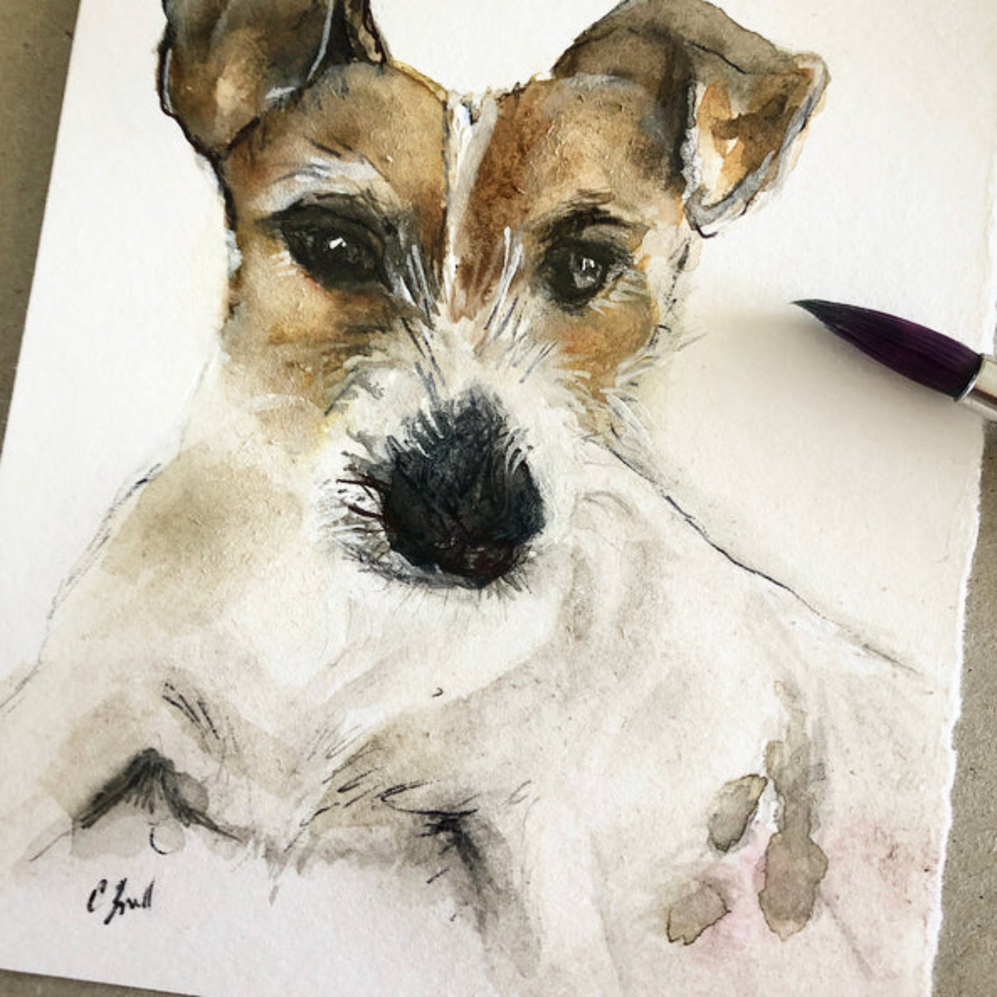 Dogue Tea Towel