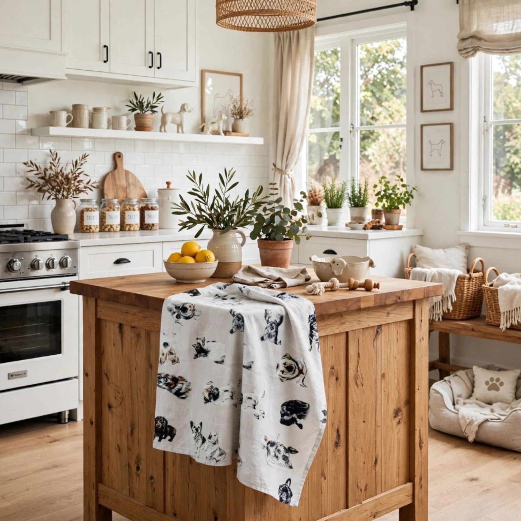 Dogue Tea Towel