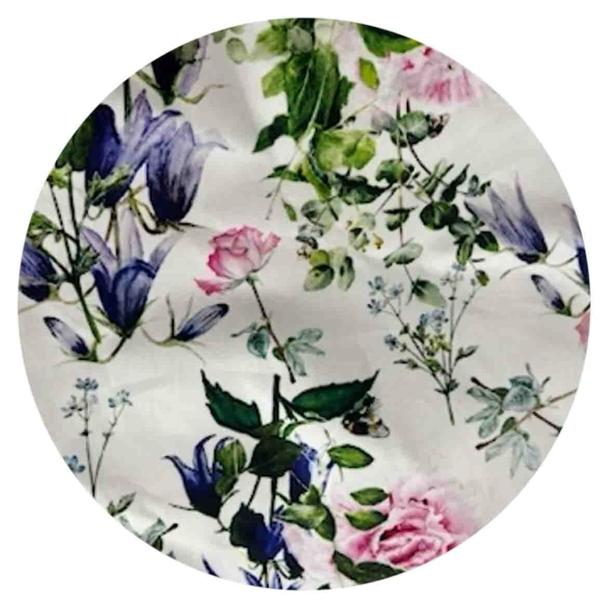 Floral Garden Tablecloth - Round
