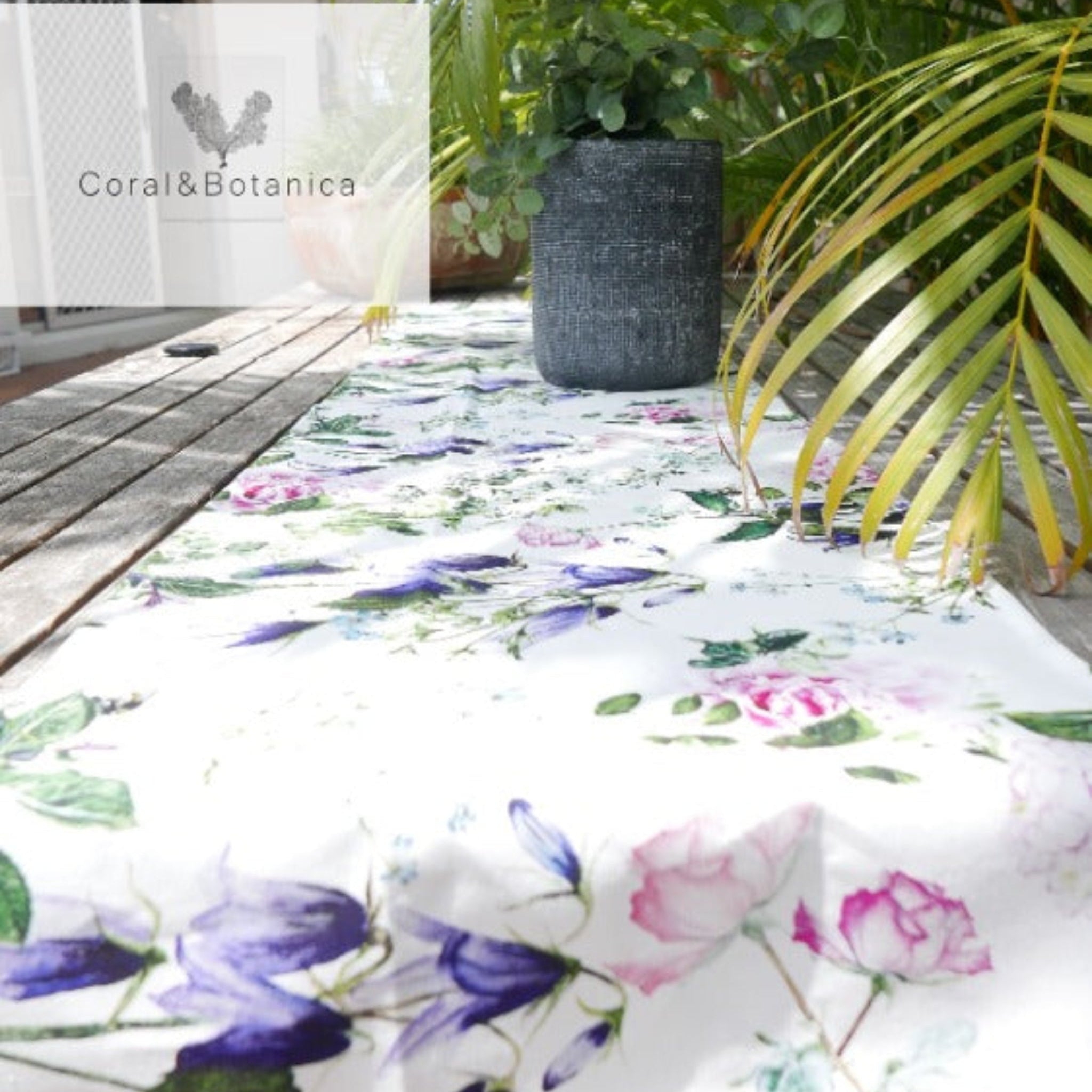 Floral Garden Table Runner