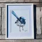 Blue Wren Tablecloth - Rectangle