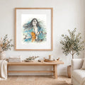 Girl on Beach Original Art