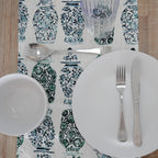 Green Ginger Jar Table Runner
