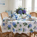 Blue Hydrangea Tablecloth - Round