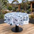 Indigo King Protea Round Tablecloth 210cm