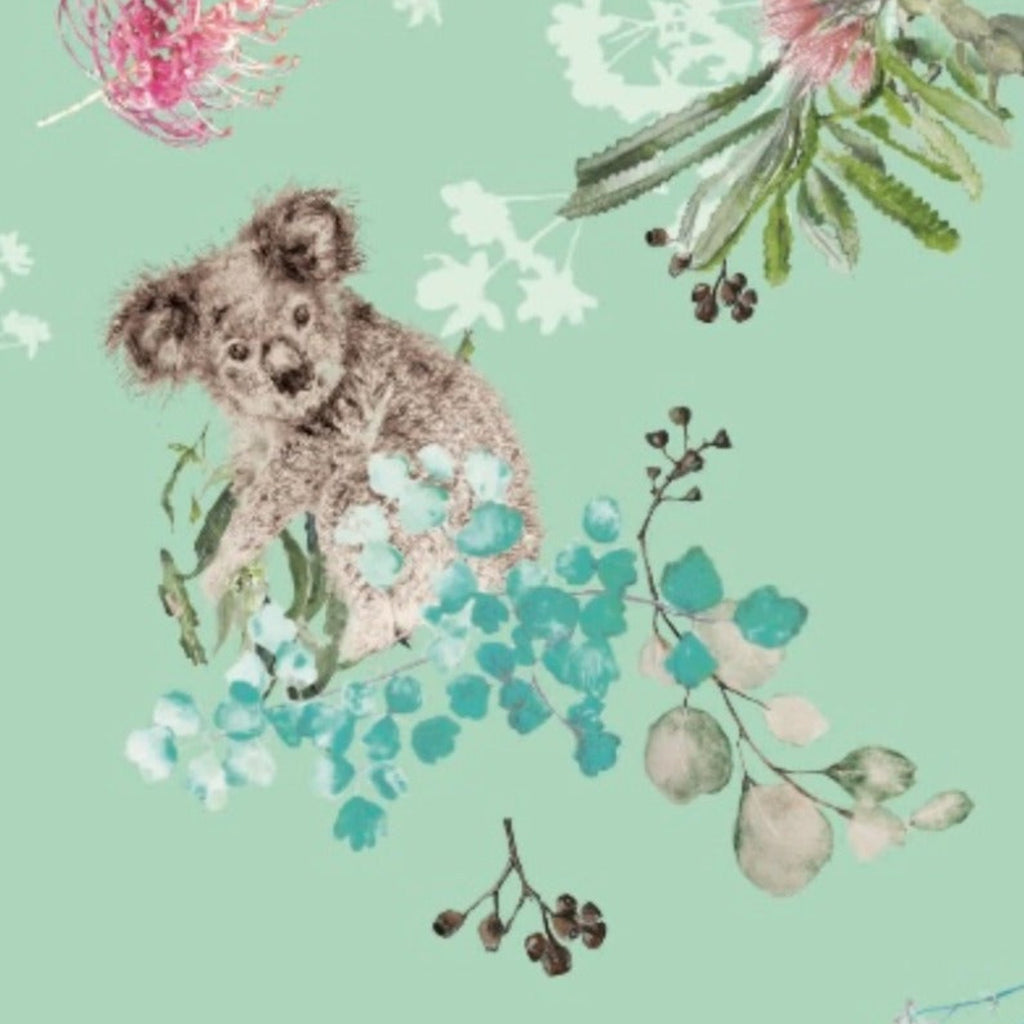 Koala Mint Tablecloth -Round 150cm coming soon (ETA Sept 26)