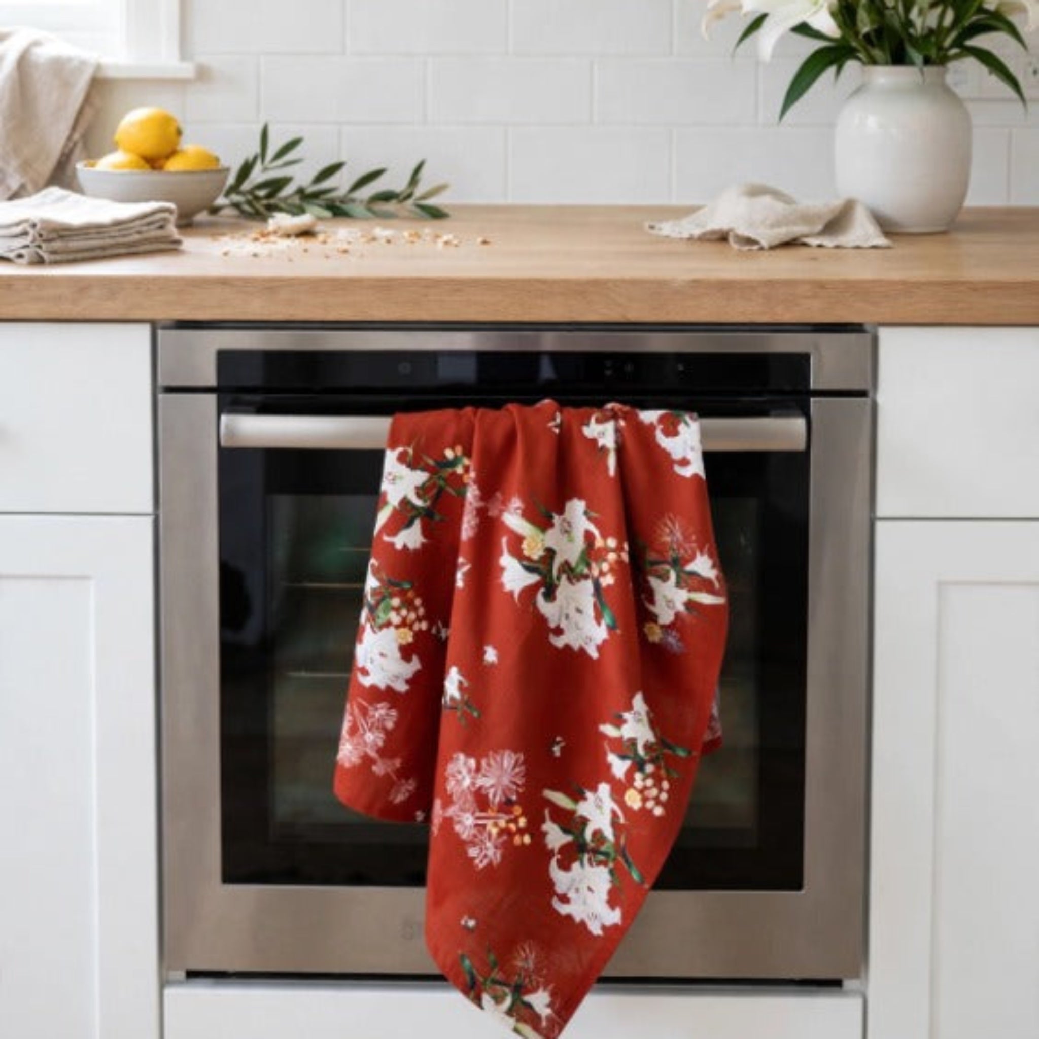 Lilly Tea Towel