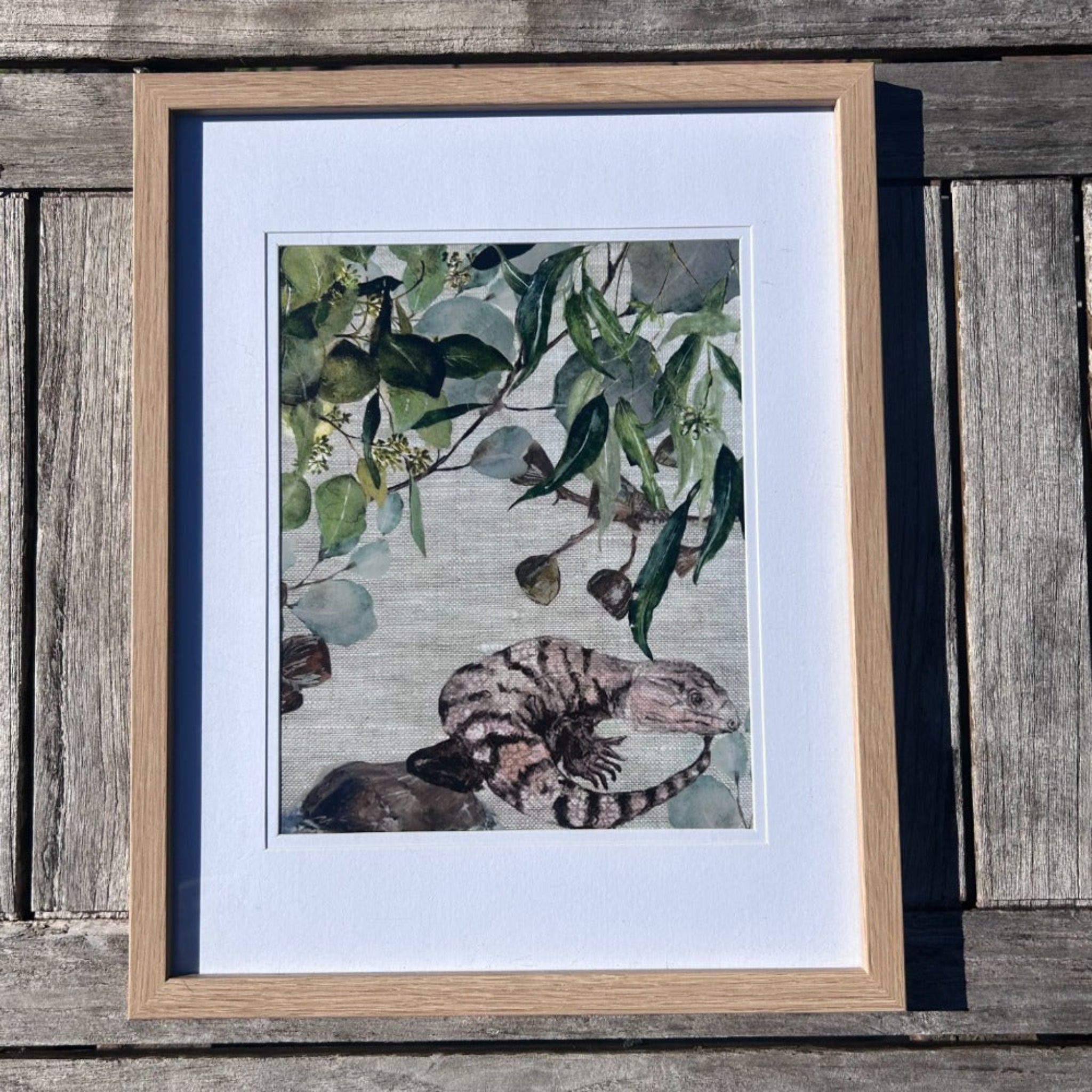 Australian Blue Tongue Art Print