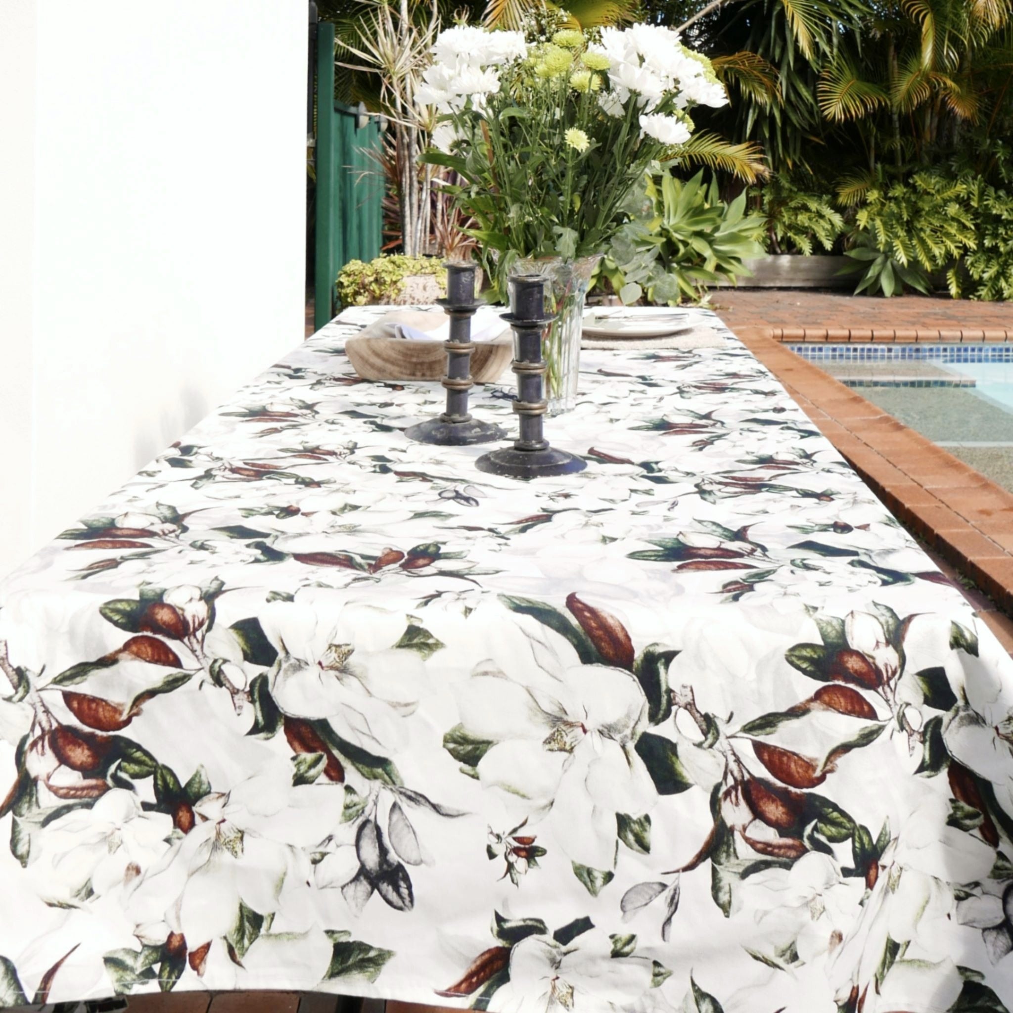 Magnolia Tablecloth - Rectangle