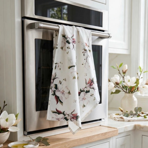Magnolia Bloom Tea Towel