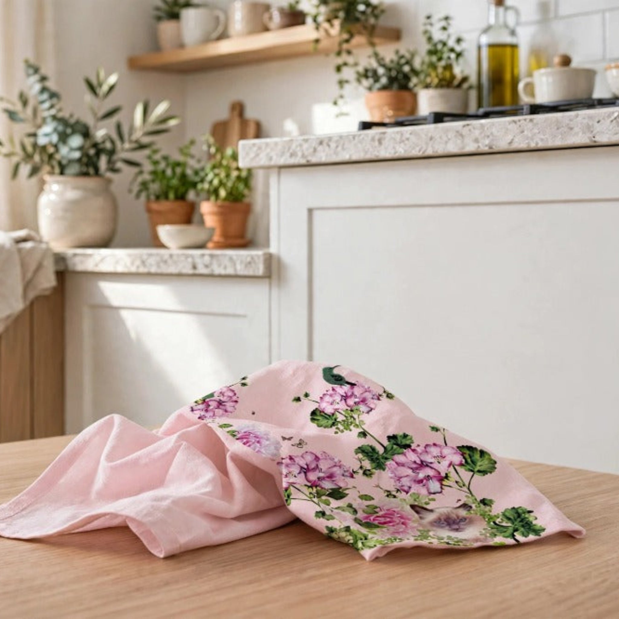 Max & The Geranium, Tea Towel - Coming soon (ETA Sept 26)