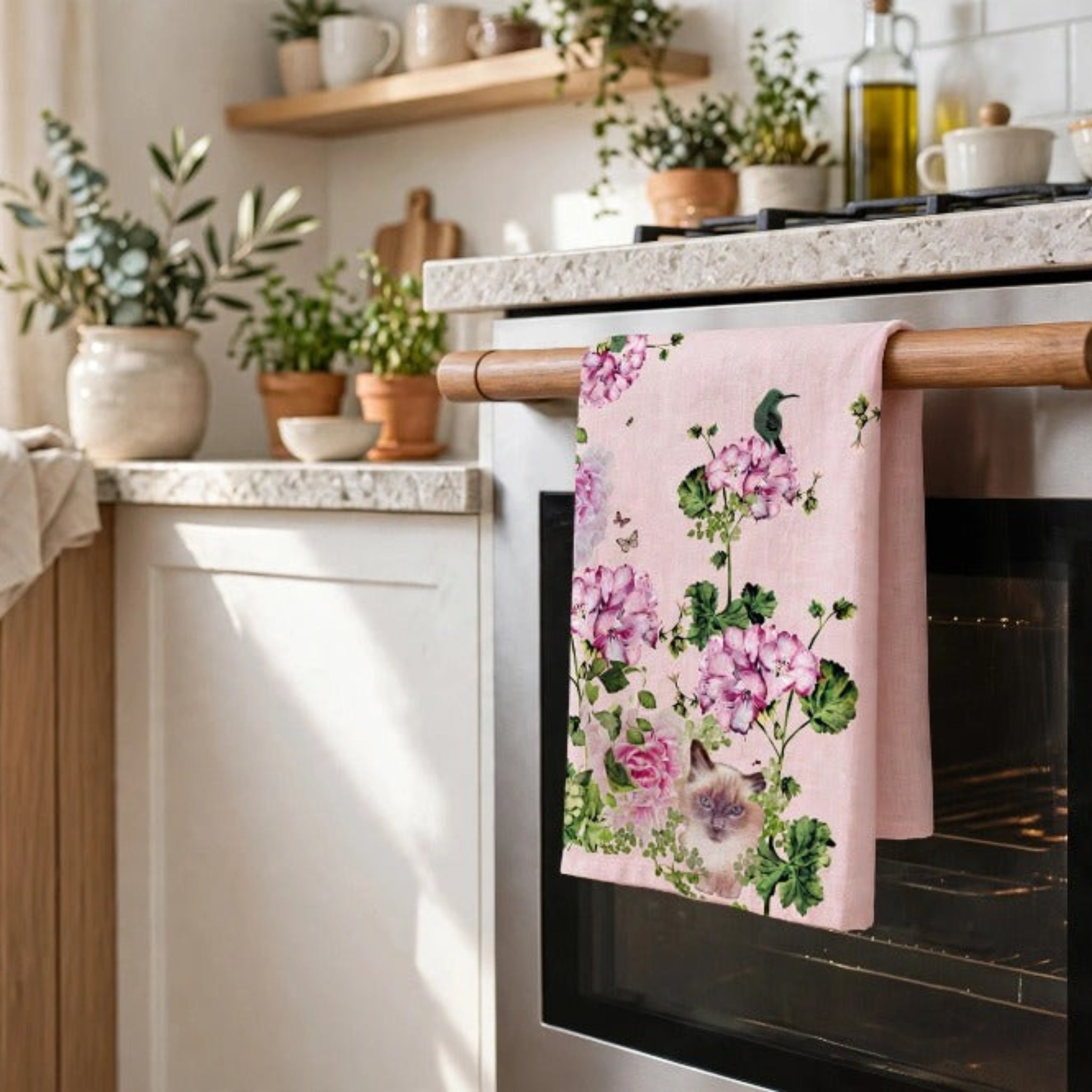 Max & The Geranium, Tea Towel - Coming soon (ETA Sept 26)