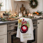 Merry and Bright Tea Towel