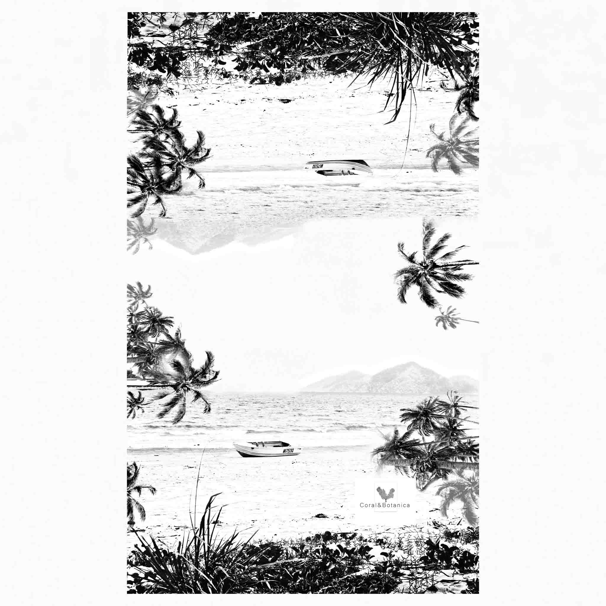 Monochrome Palms Tablecloth -coming soon (ETA Sept 26)