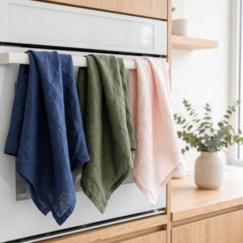 Belgian Linen Organic Tea Towels