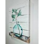 Olive Branch in Vase Artwork