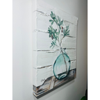 Olive Branch in Vase Artwork