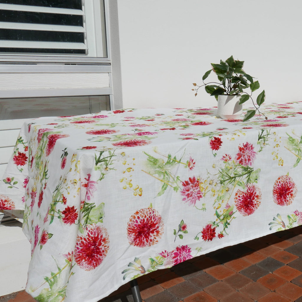 Dahlia Tablecloth - Rectangle