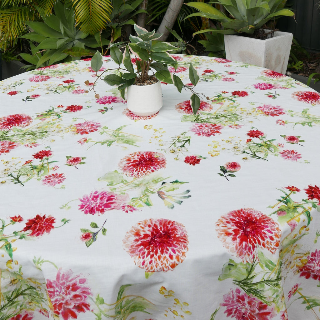 Dahlia Tablecloth - Round