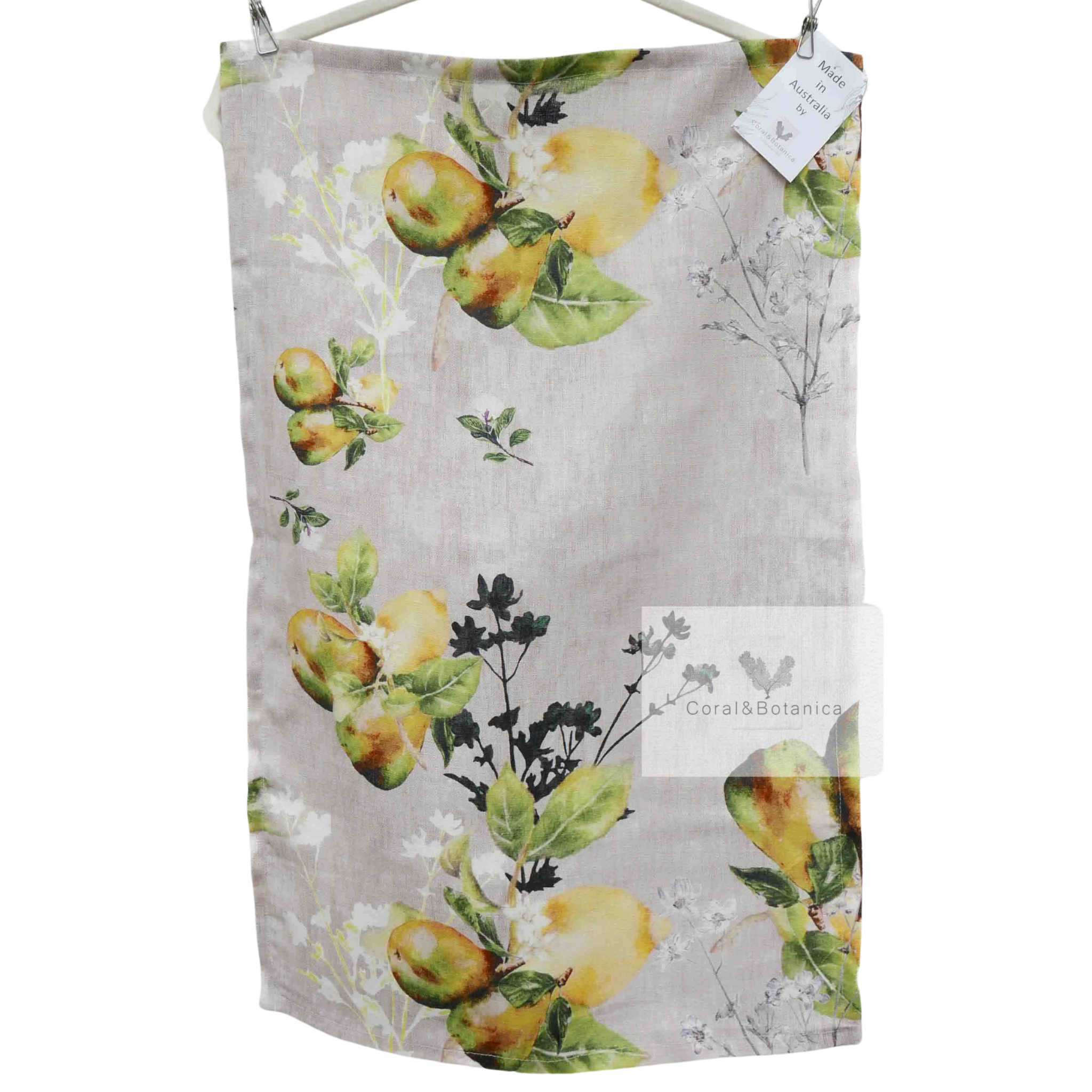 Pears and Lemons Tea Towel