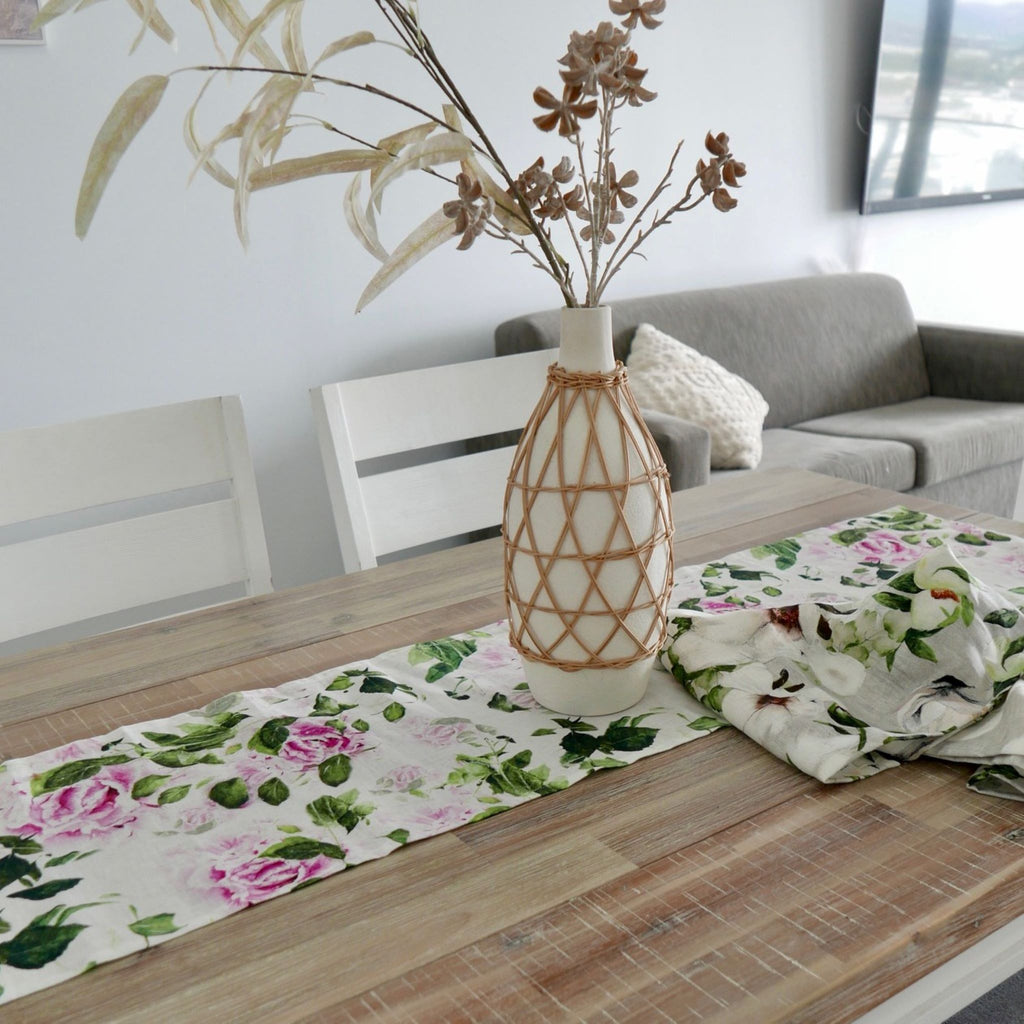 Peonies Table Runner