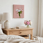 Pink Peony's Original Art on Canvas