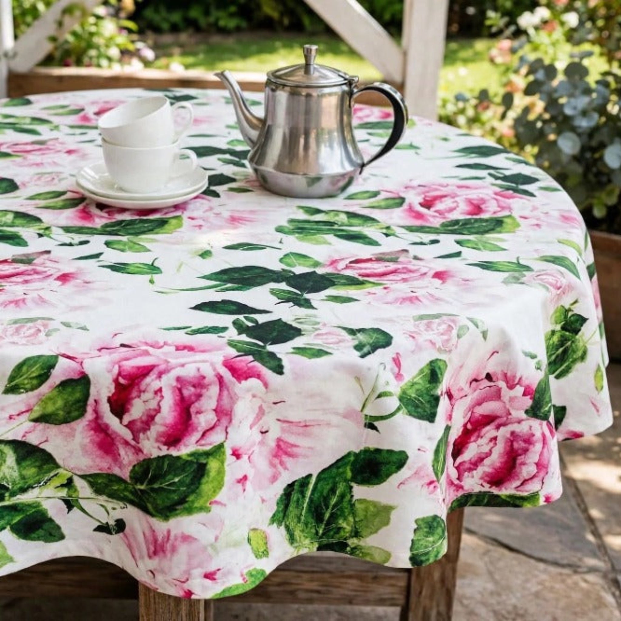 Peonies Tablecloth - Round