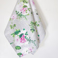 Peony on Linen Tea Towel - coming soon