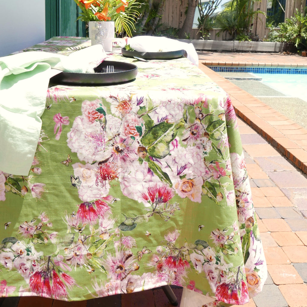 Pink Gums Tablecloth - Rectangle