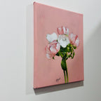 Pink Peony's Original Art on Canvas