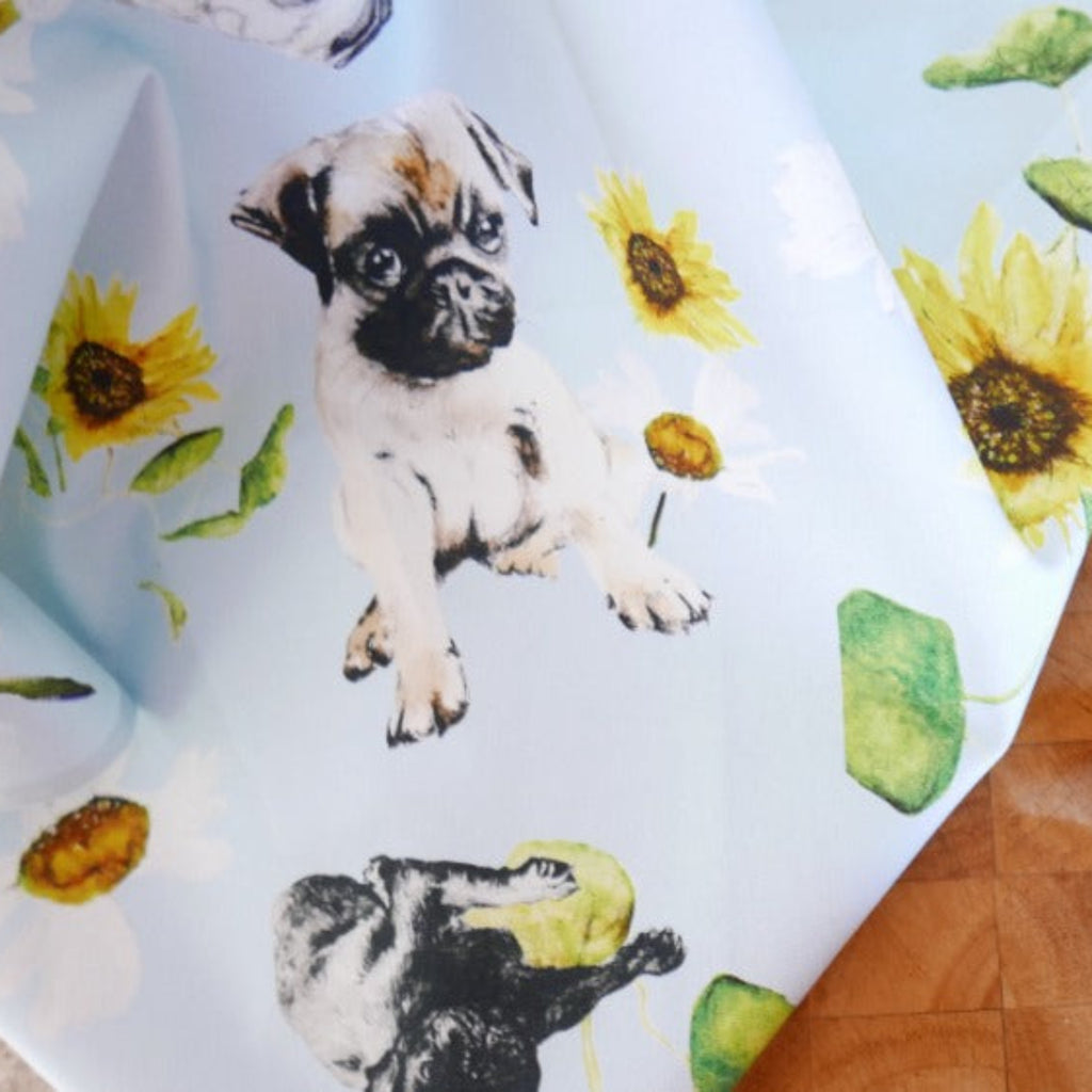 Pugs and Sunflowers Runner
