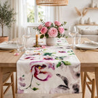 Vintage Rose Table Runner
